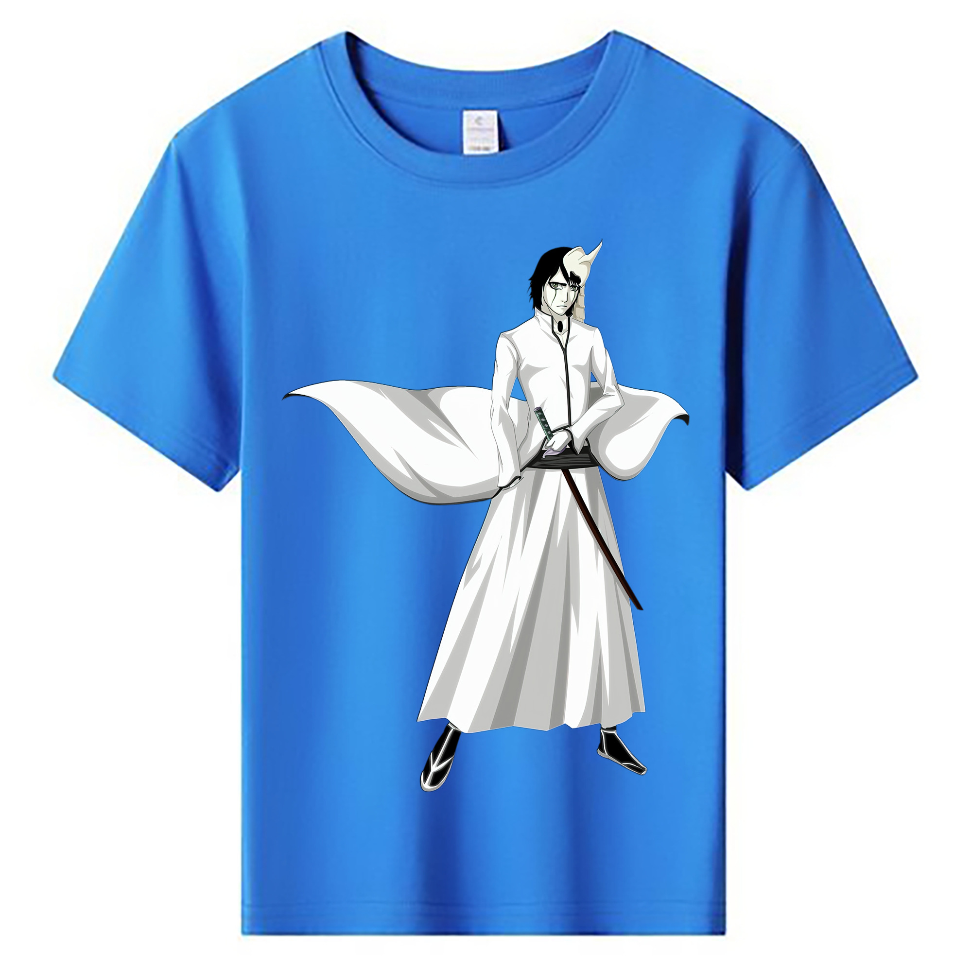 （画像用） ブリーチ ウルキオラ·シファー BLEACH Ulquiorra cifer 綿100％キッズTシャツ（フロントプリント）
